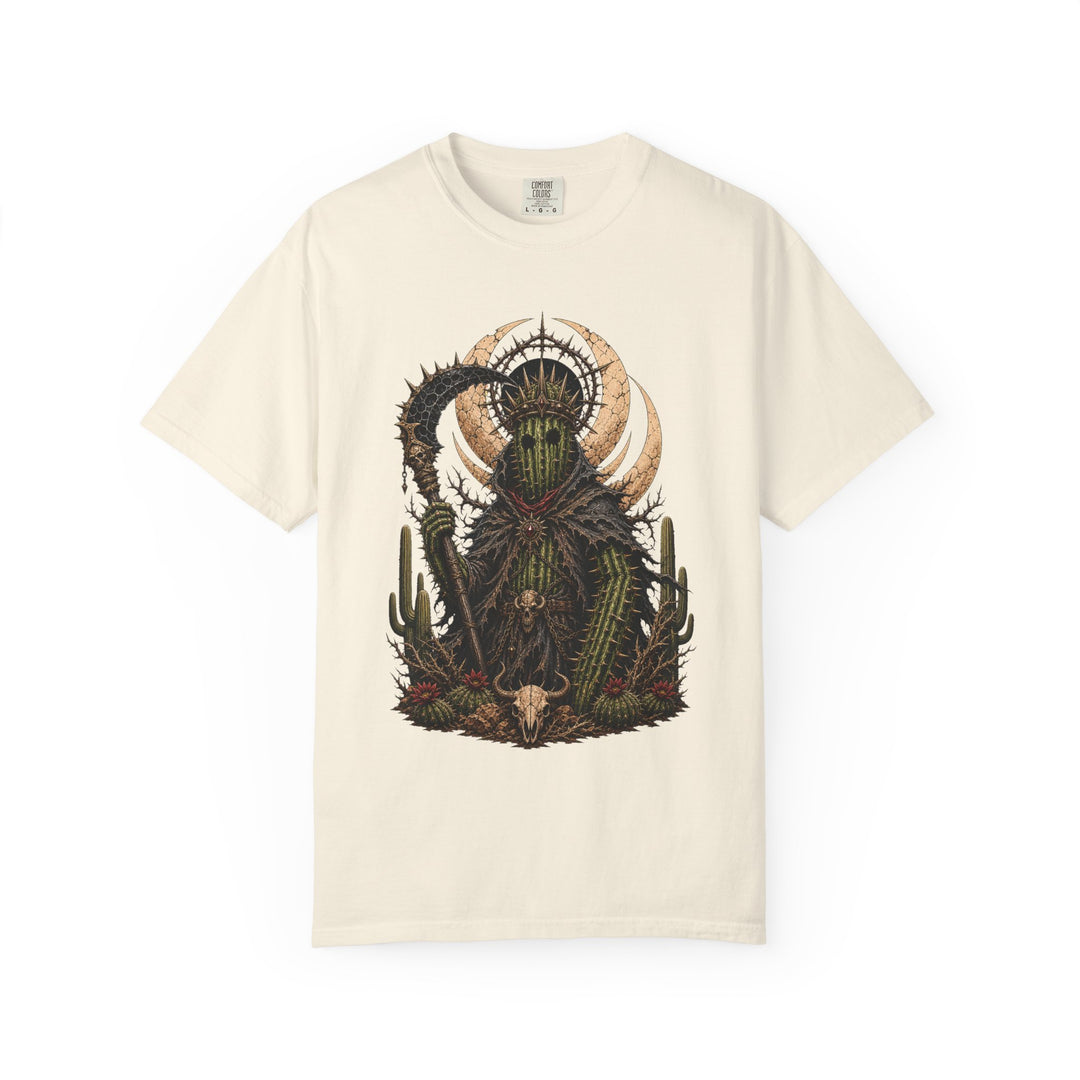 Punk Metal Cactus Reaper T-Shirt Graphic