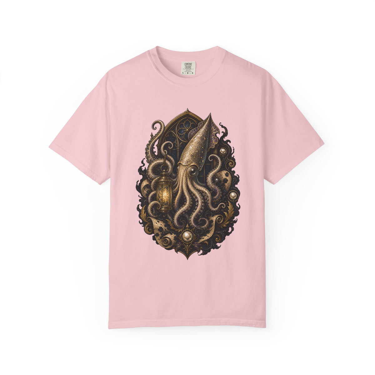 Dark Academia Lantern Squid T-Shirt Graphic