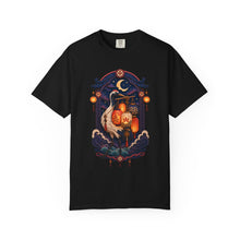 Paper Cut Night Market Crane Lantern T-Shirt Graphic