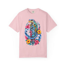 Neon Tide Gecko Totem Graphic Tee