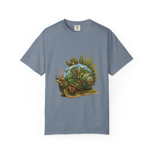 Solarpunk Snail Botanist Graphic Tee