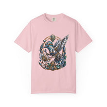 Chrome Neo-Deco Hummingbird Mechanic T-Shirt Graphic