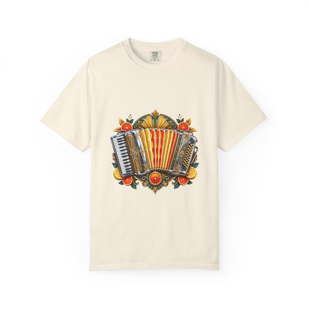 Chrome Folklore Citrus Accordion T-Shirt Graphic