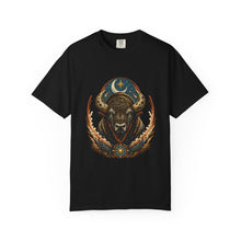 Woodcut Meteor Bison Graphic Tee