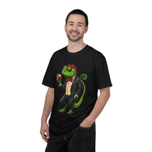 Tuxedo Chameleon Cartoon T-Shirt Graphic