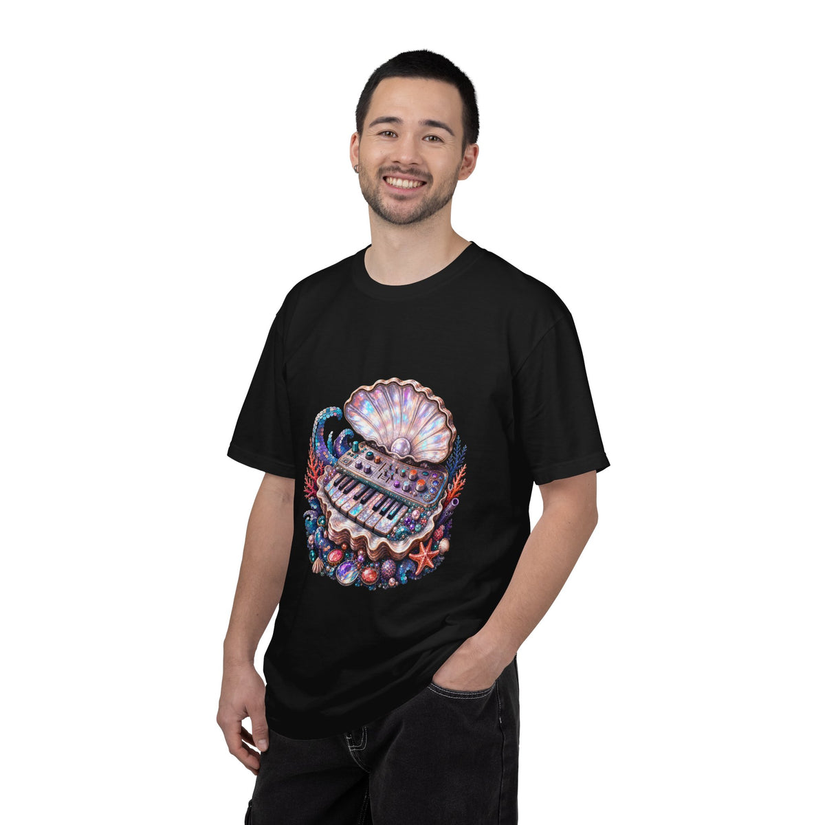 Sequin Tidepool Oyster Synth T-Shirt Graphic