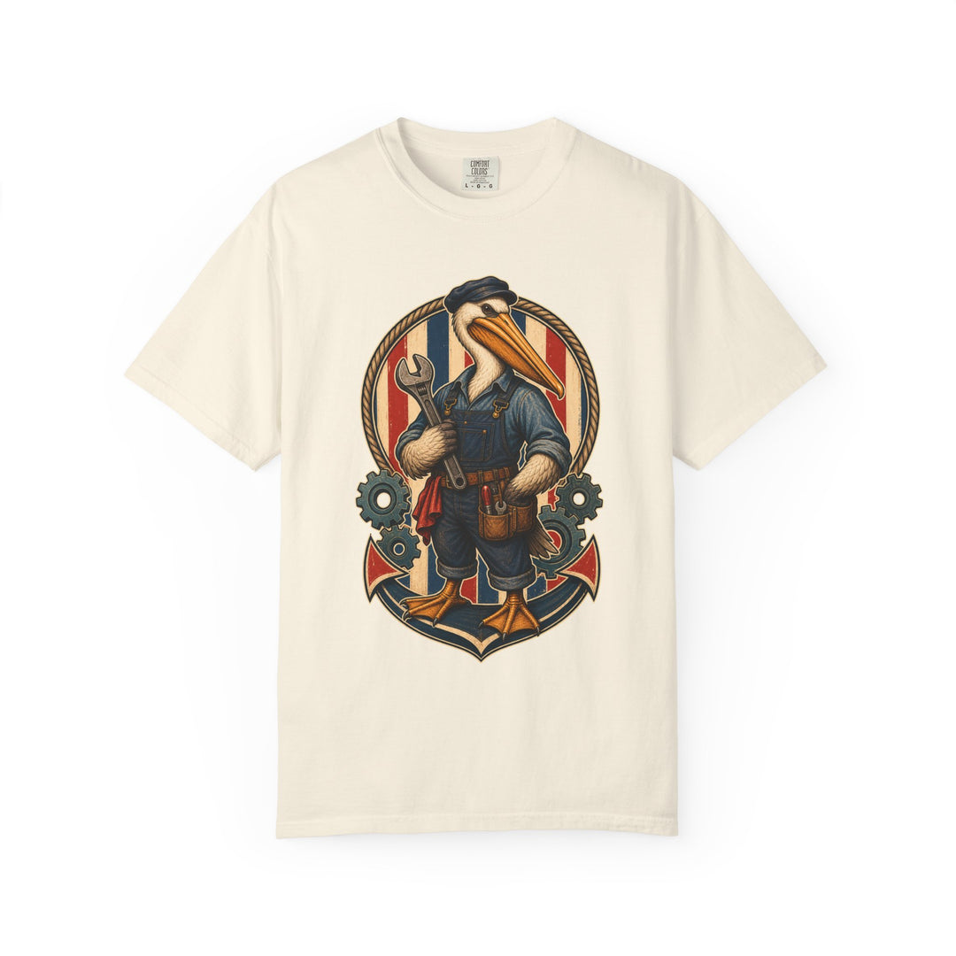 Deck Stripe Pelican Mechanic Graphic Tee