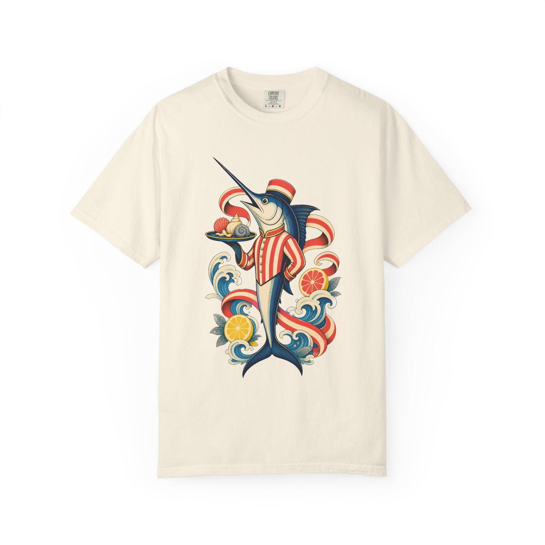 Cabana Stripe Swordfish Graphic Tee