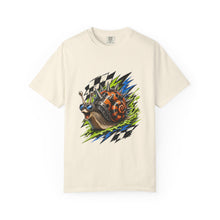 Punk Racing Snail Emblem T-Shirt Graphic