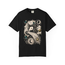 Blackwork Comet Sewing Machine T-Shirt Graphic