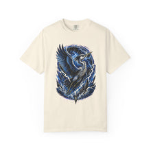 Retro Storm Heron T-Shirt Graphic