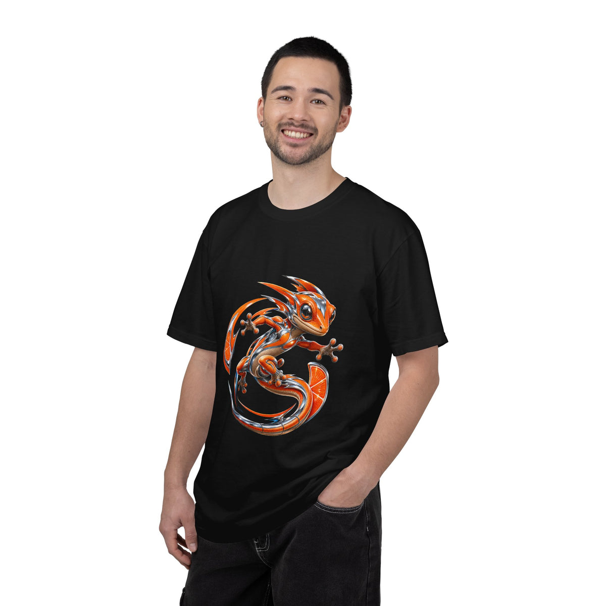 Chrome Tangerine Gecko Graphic Tee