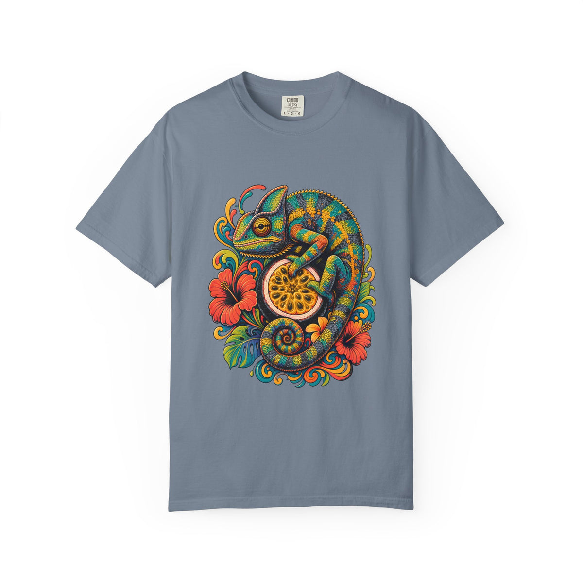 Psychedelic Passionfruit Chameleon Graphic Tee