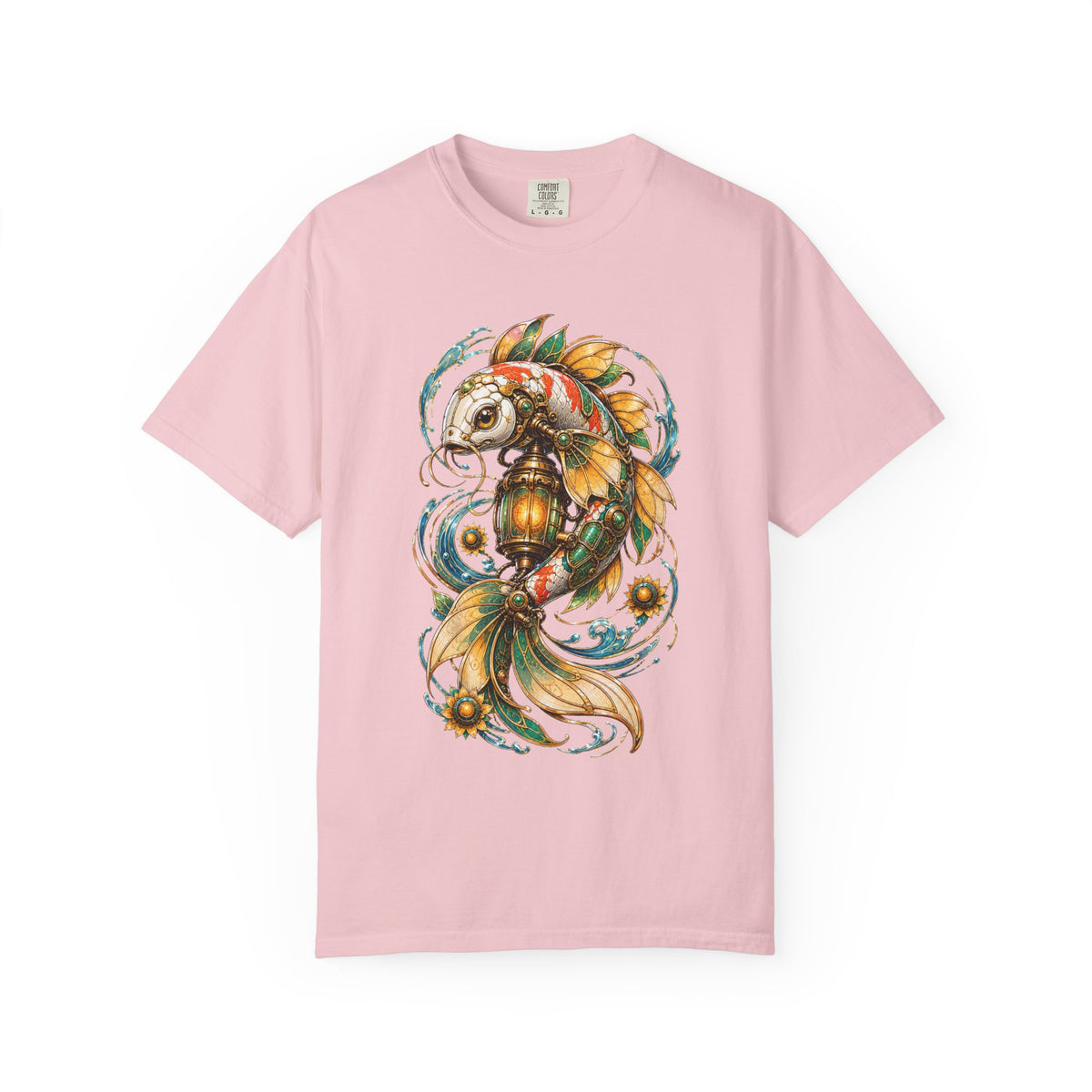 Solar Koi Lantern Mech Graphic Tee