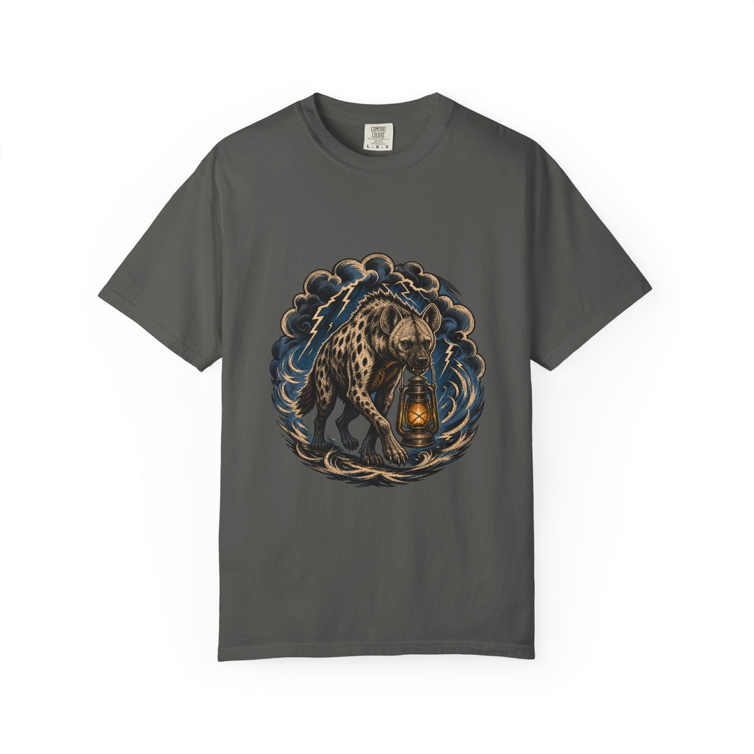 Woodcut Storm Hyena Graphic Tee