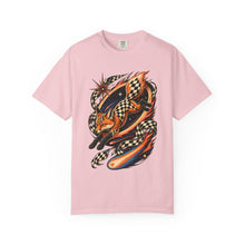 Checkerboard Comet Fox Graphic Tee