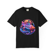 Vaporwave Origami Submarine T-Shirt Graphic