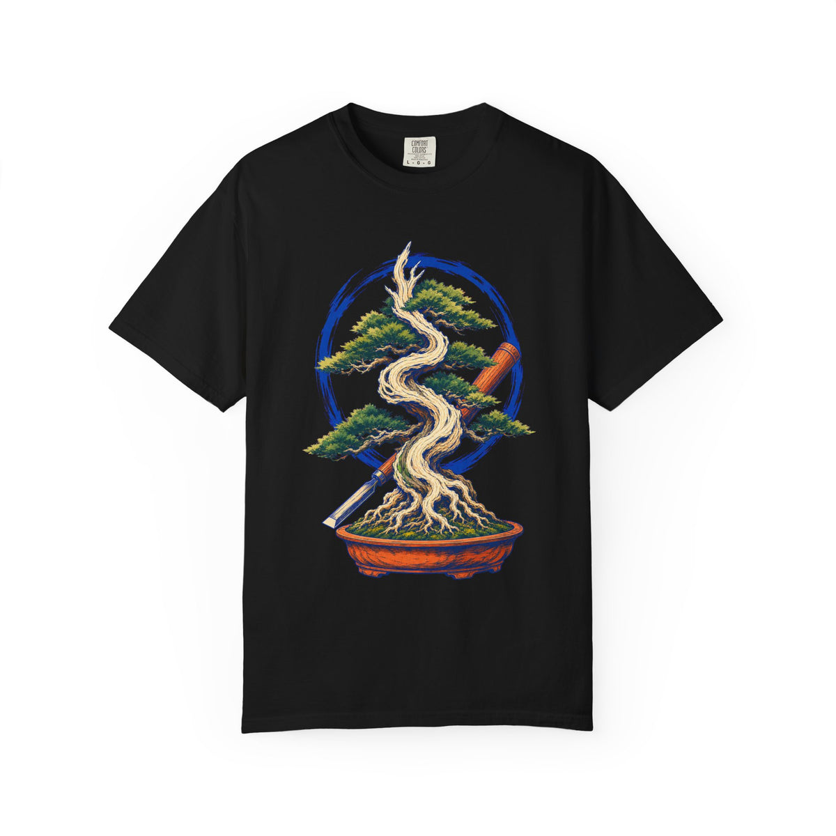 Shari Juniper Bonsai Woodcut Graphic Tee