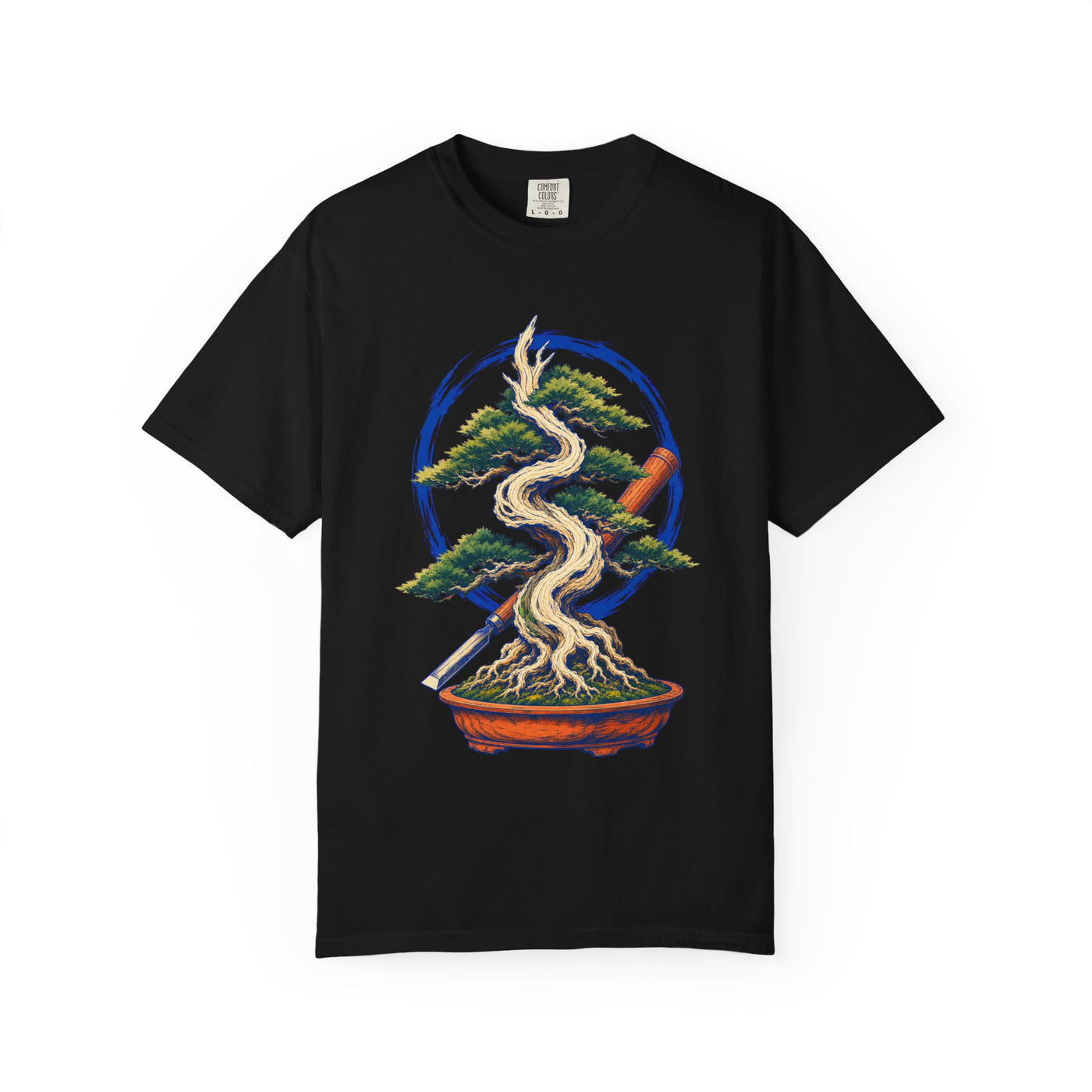Shari Juniper Bonsai Woodcut Graphic Tee