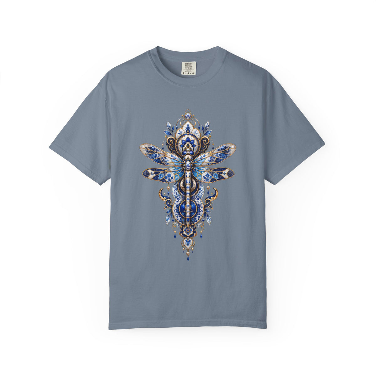 Porcelain Dragonfly Totem T-Shirt Graphic