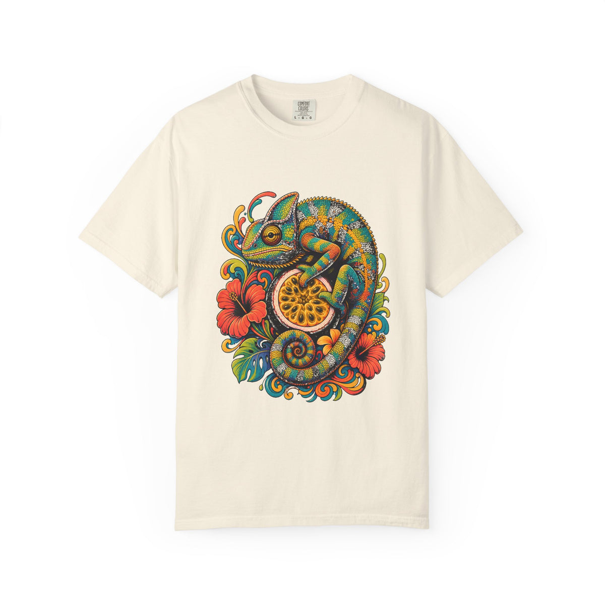 Psychedelic Passionfruit Chameleon Graphic Tee