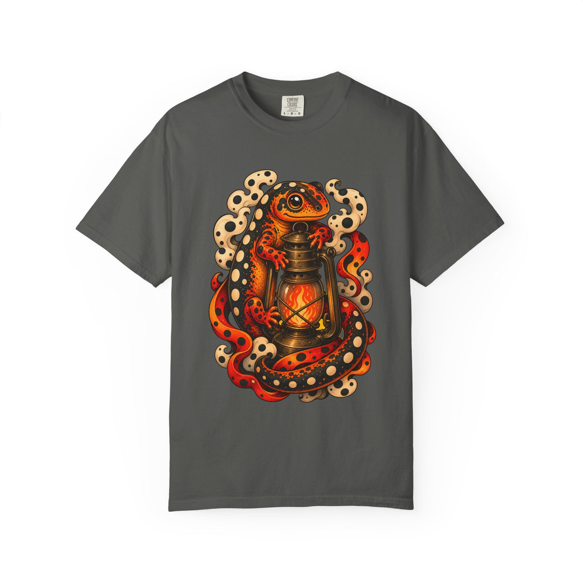 Polka Dot Ember Salamander Graphic Tee