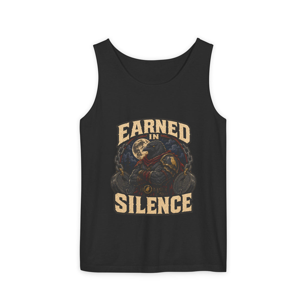 Earned in Silence Raven Workout Tank