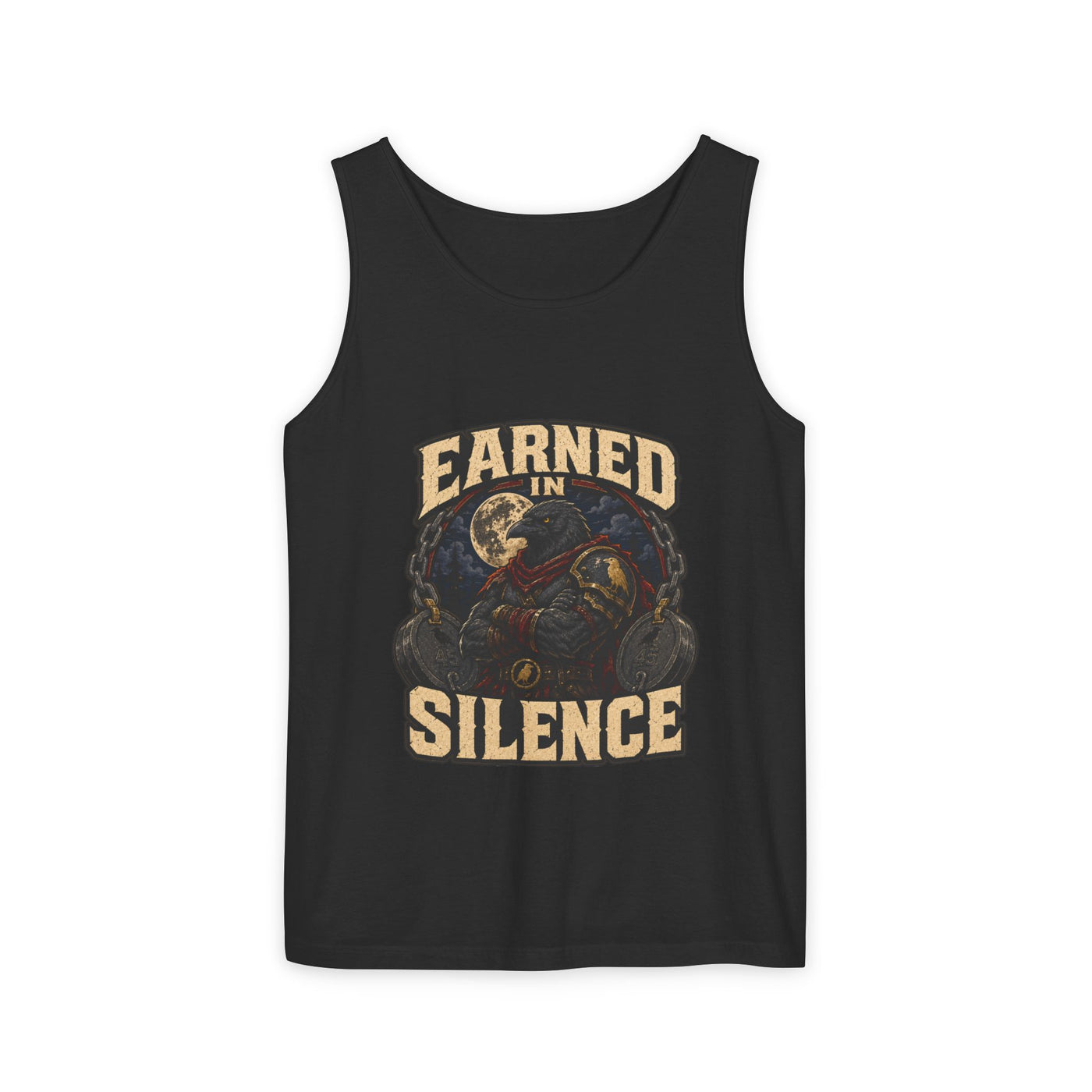 Earned in Silence Raven Workout Tank