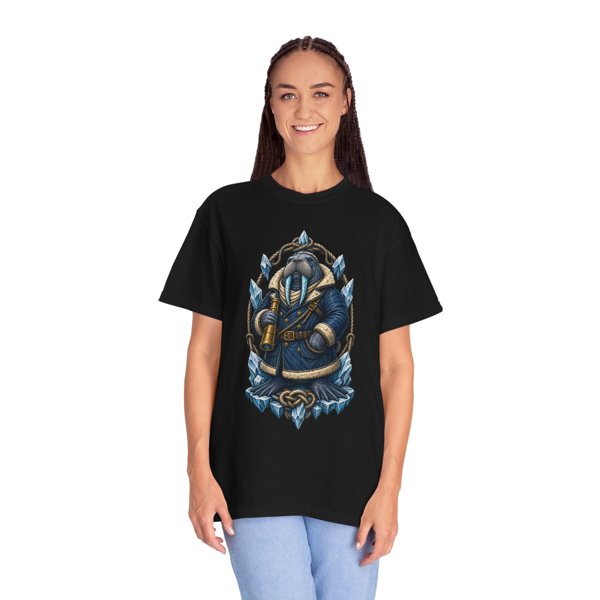 Glacier Walrus Captain Graphic Tee