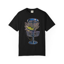 Disc Golf Chain Catcher Linocut Graphic Tee