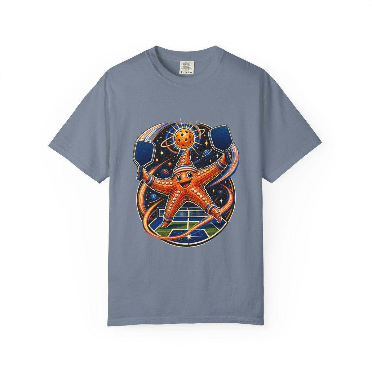 Cosmic Pickleball Starfish Graphic Tee