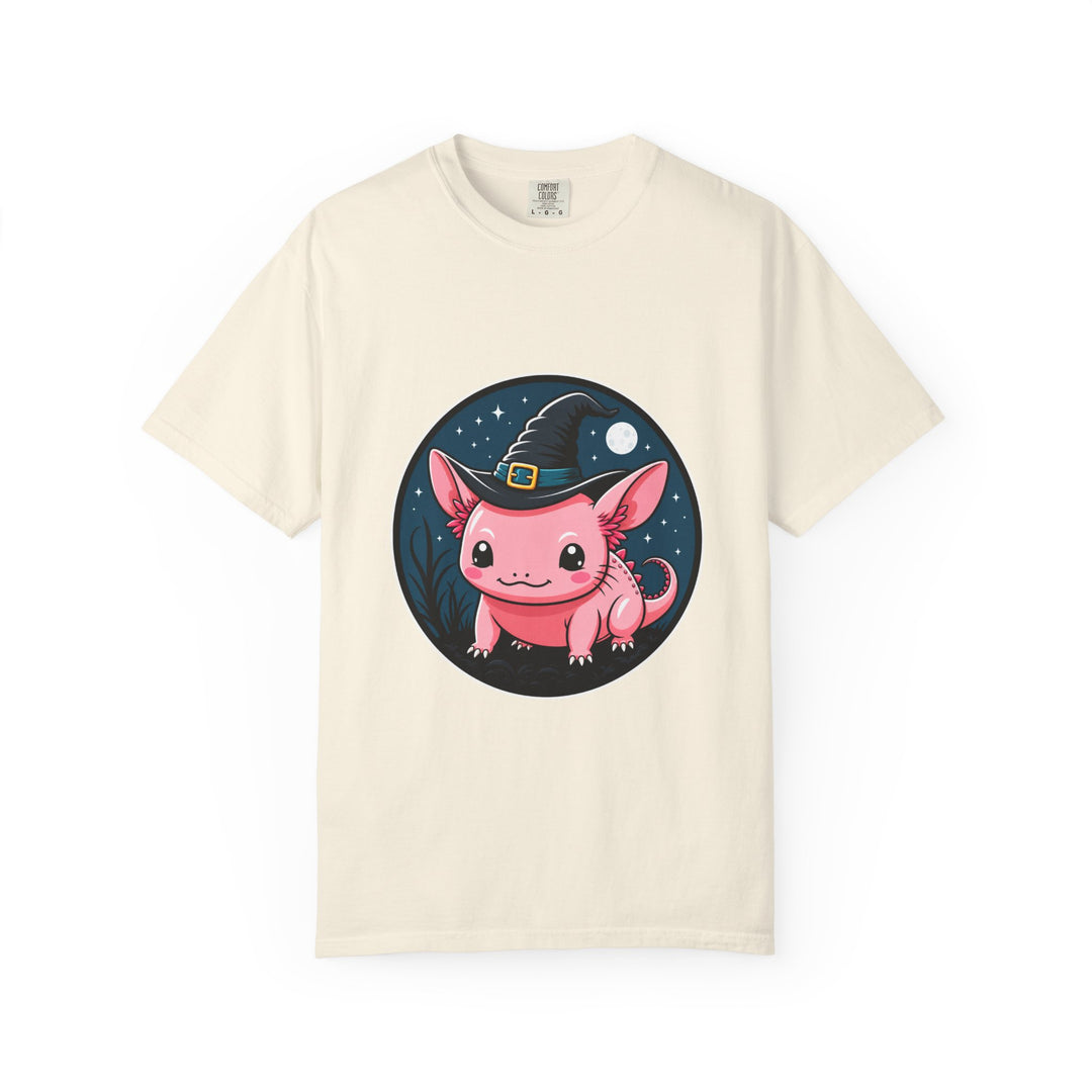 Witch Axolotl Badge T-Shirt Graphic