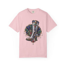 Neo Deco Rainboot Opera Brooch T-Shirt Graphic