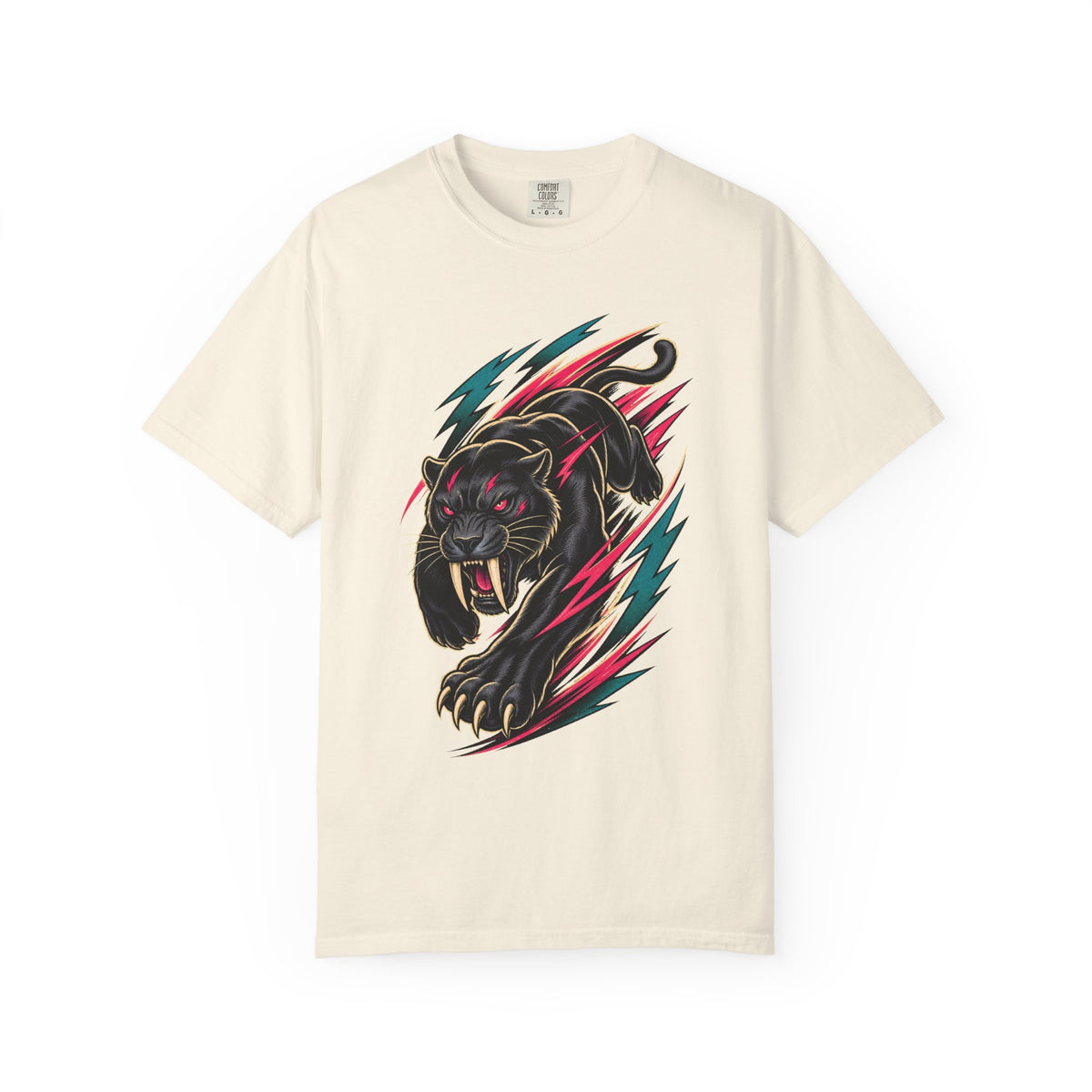 Retro Sport Saber Panther T-Shirt Graphic