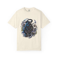 Y2K Chrome Orchid Panther Graphic Tee