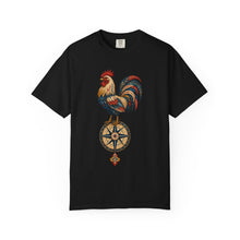 Folk Compass Rooster Graphic Tee