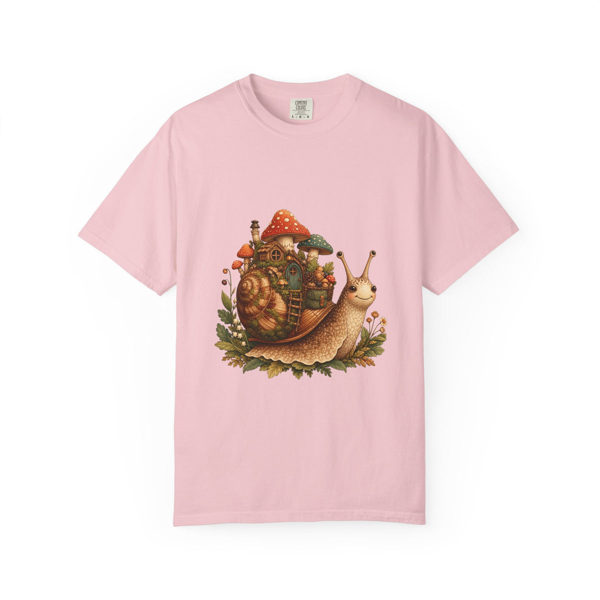 Mushroom Snail Caravan Graphic Tee