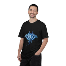 Cool Blue Glacier Manta Cartographer T-Shirt Graphic
