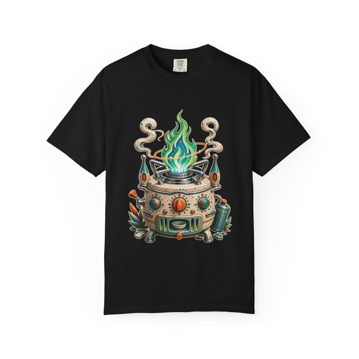 Aliencore Ceramic Camp Stove T-Shirt Graphic