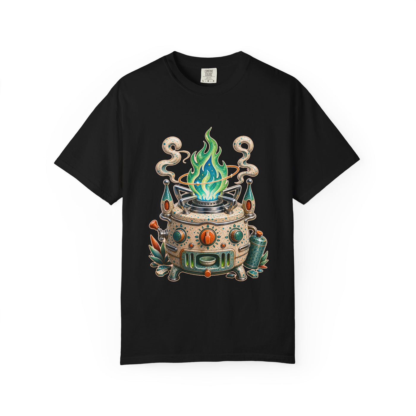 Aliencore Ceramic Camp Stove T-Shirt Graphic