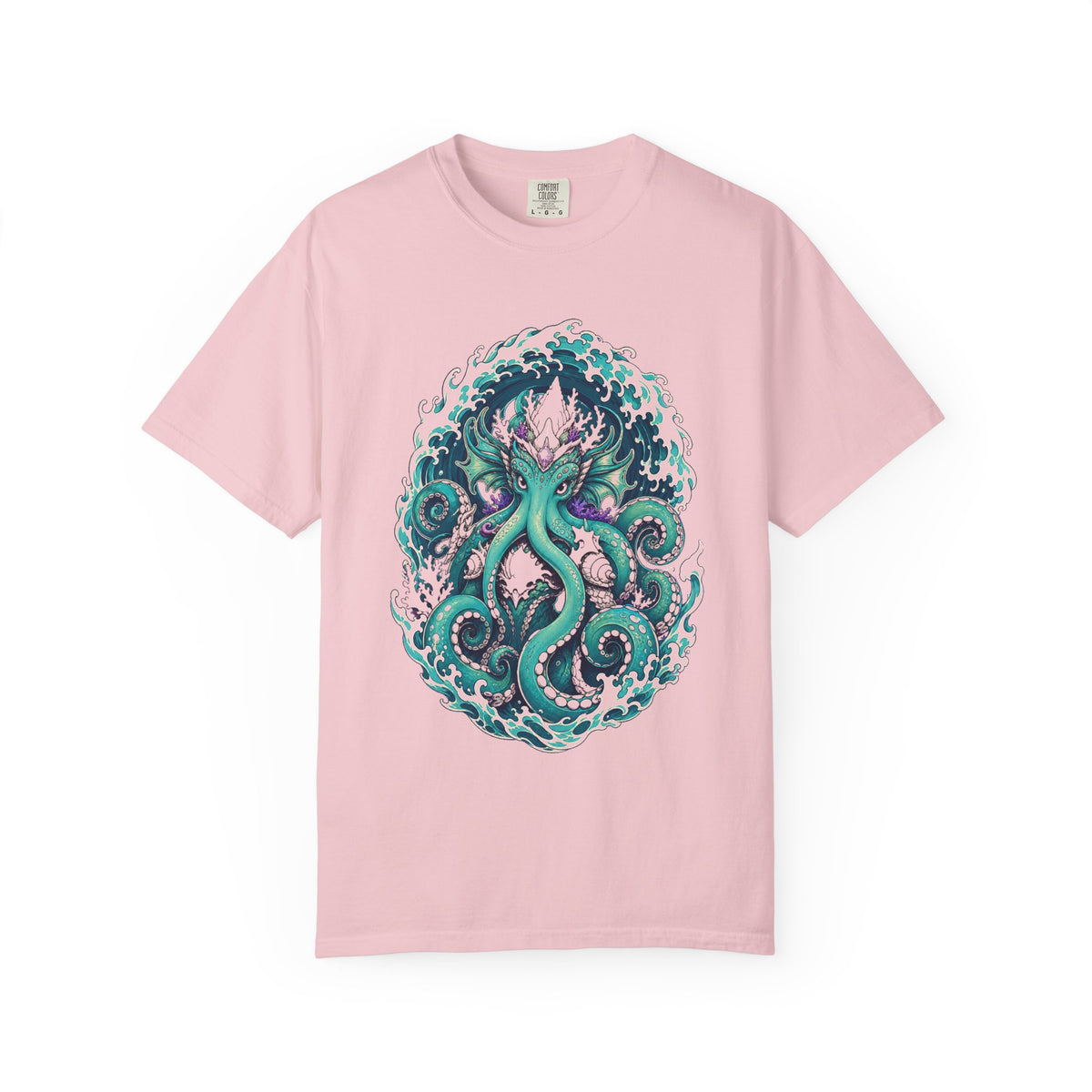 Surfcore Tide Kraken Screenprint T-Shirt Graphic