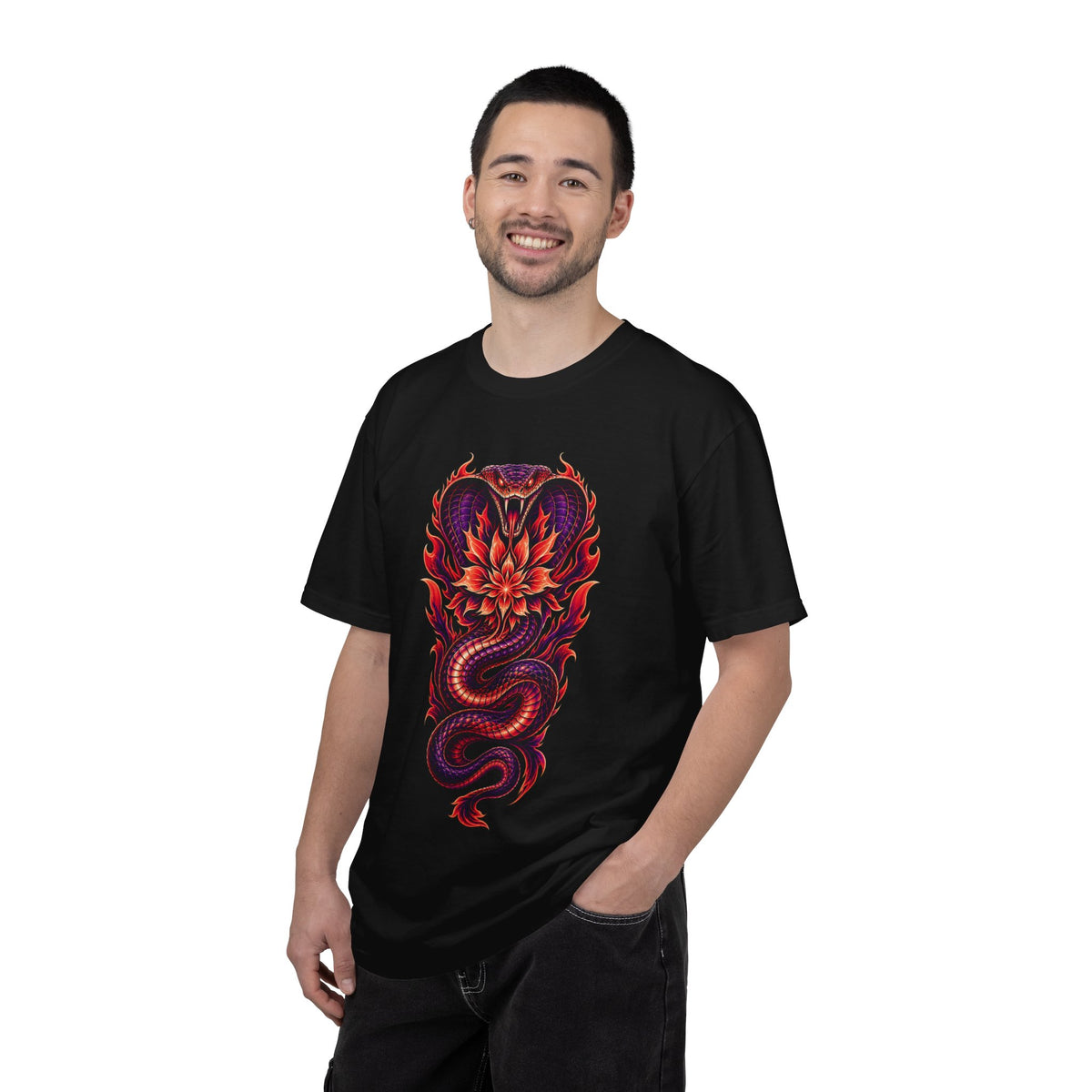 Plasma Cobra Bloom Tattoo Flash Graphic Tee