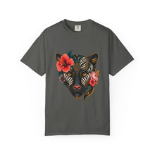 Zebra Bloom Panther Mask Graphic Tee