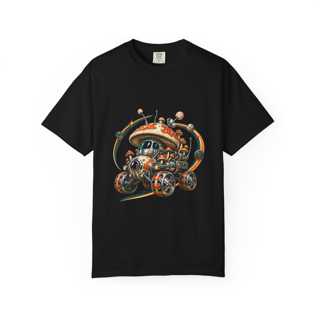 Mushroom Rover Retrofuturist T-Shirt Graphic