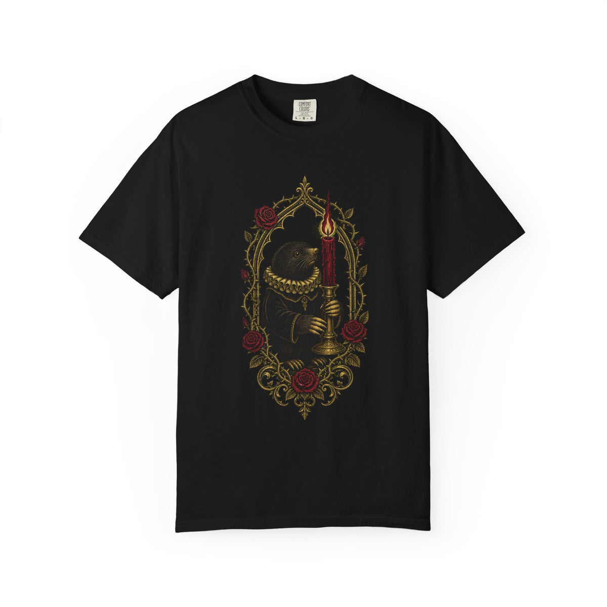 Gothic Candle Mole Graphic Tee