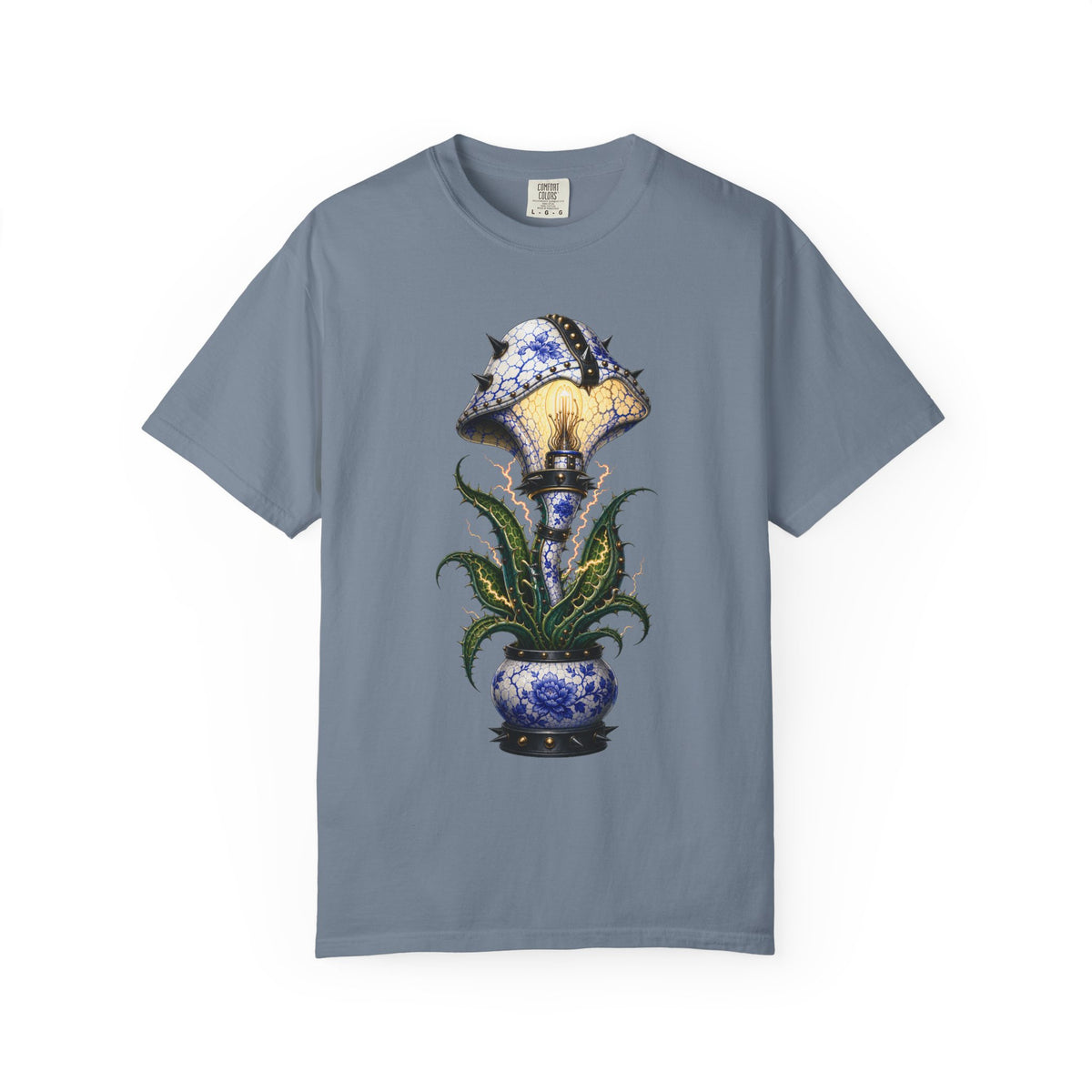 Punk Porcelain Cobra Lily Lamp Graphic Tee