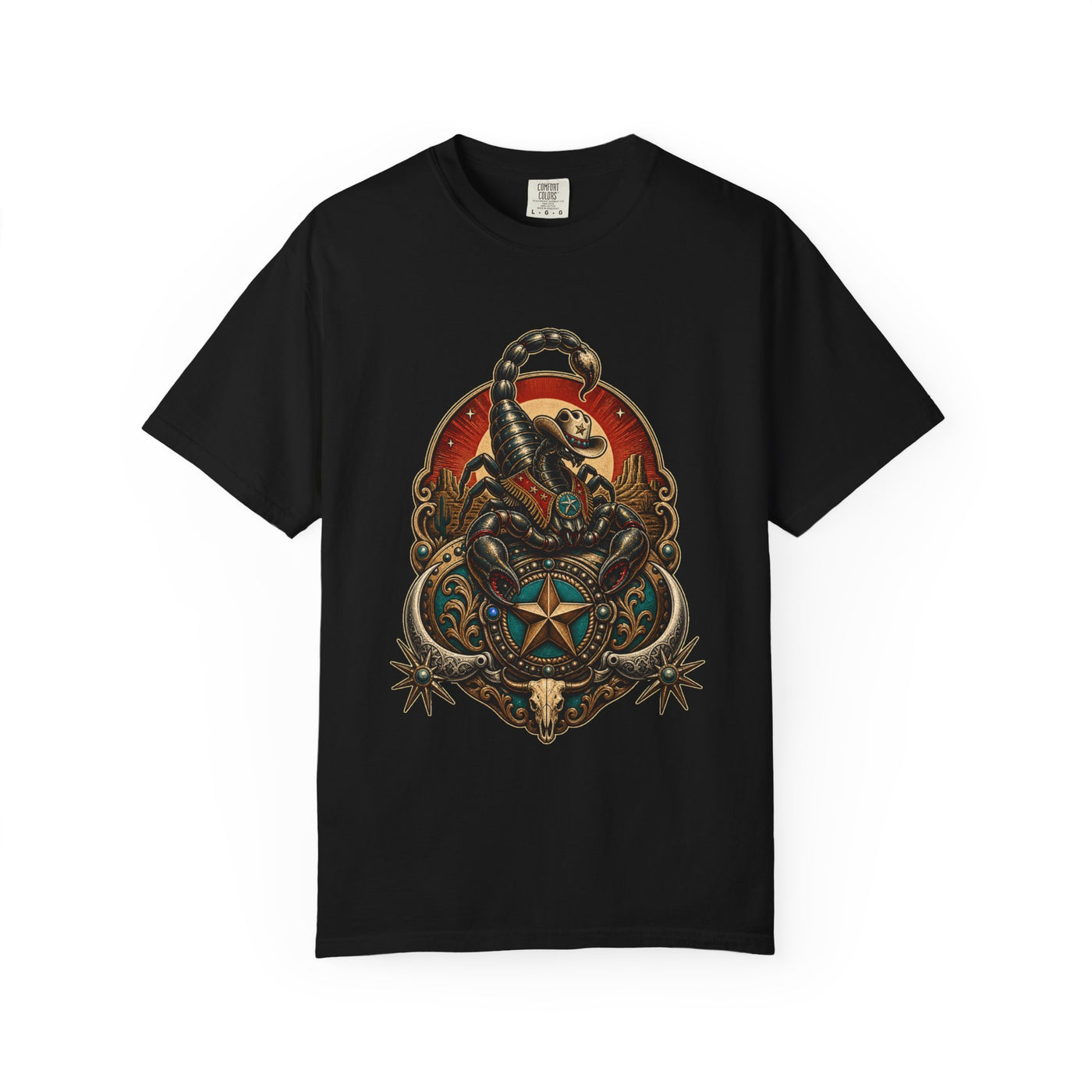 Desert Scorpion Rodeo Star T-Shirt Graphic