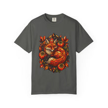 Stained Glass Persimmon Fox Graphic Tee