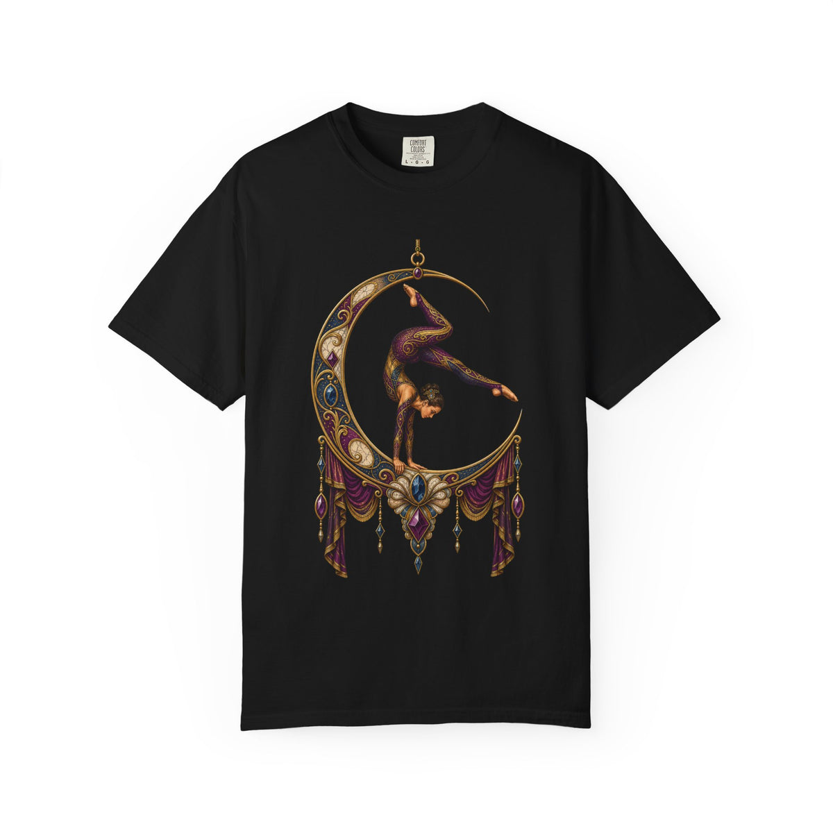 Lunar Aerial Hoop Opulent Circus Graphic Tee