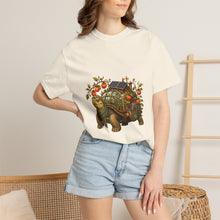 Solarpunk Persimmon Tortoise Graphic Tee